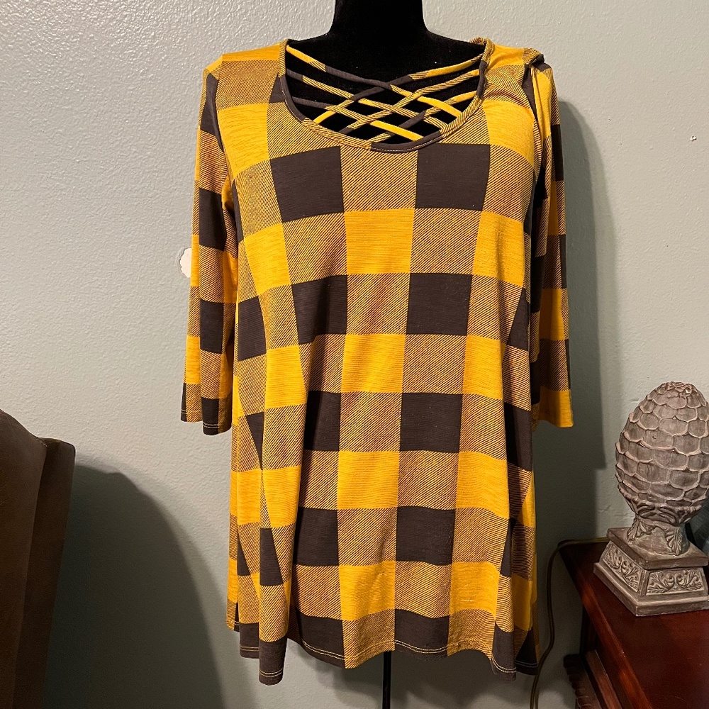 Buffalo Check tunic